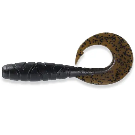 MIGHTY GRUB - WATERMELON BROWN / BLACK - 9cm - Okazja cenowa