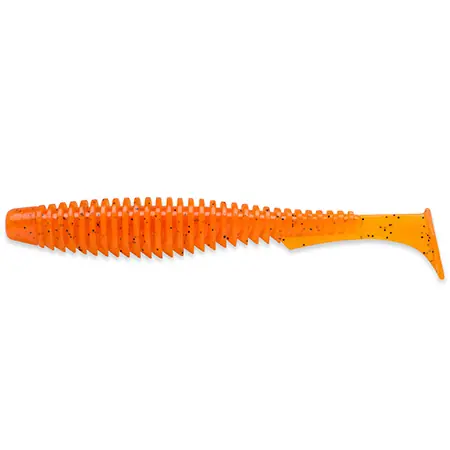 Megacena - U-SHAD - ORANGE PUMPKIN / BLACK - 6cm