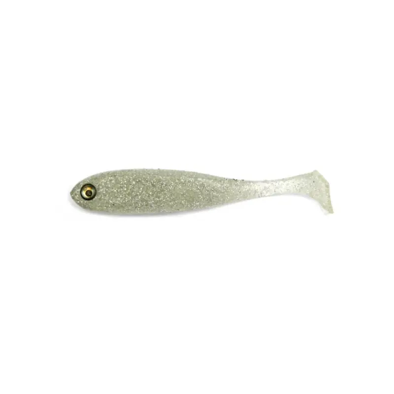 W sprzedaży - ADUSTA PENTA SHAD - CLEAR SILVER GLITTER - 10cm