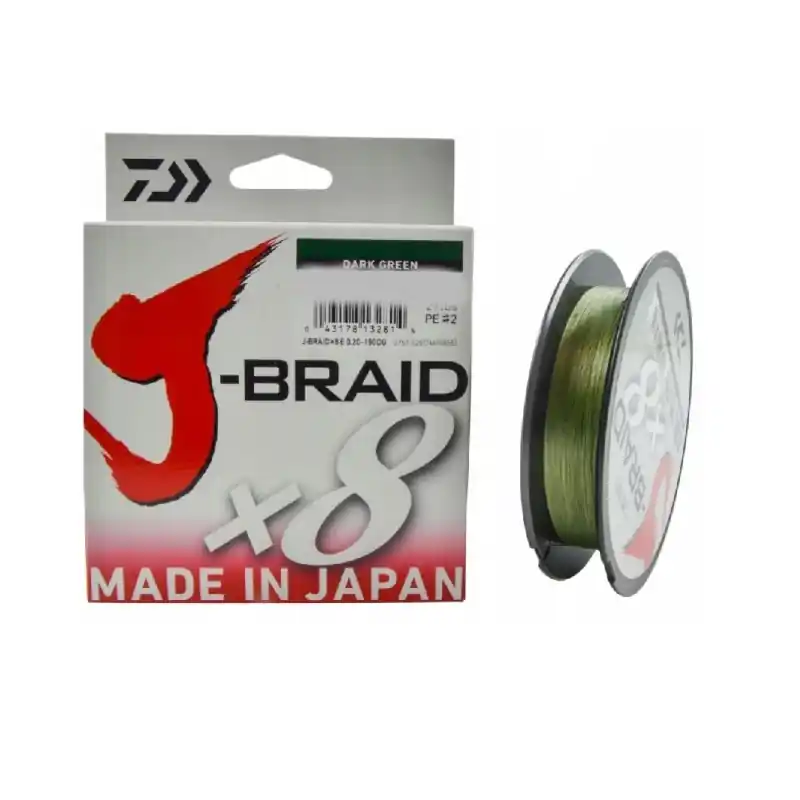 Kup teraz | J-BRAID X8 - 0,13mm - DARK GREEN - 150m