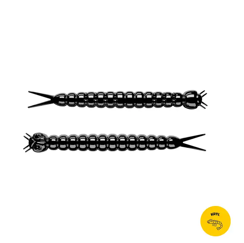 SLIGHT WORM - BLACK - 3,8cm - Produkt polecany