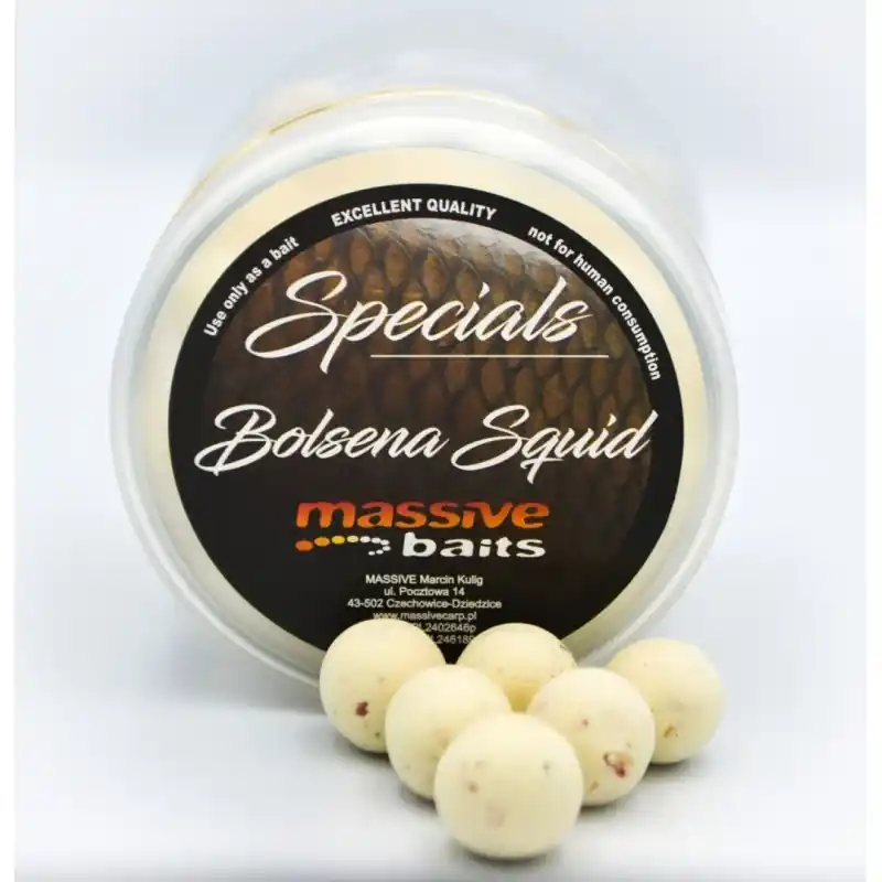 Kulki Massive Baits Special Pop Up 18mm 200ml Bolsena Squid | Duży rabat