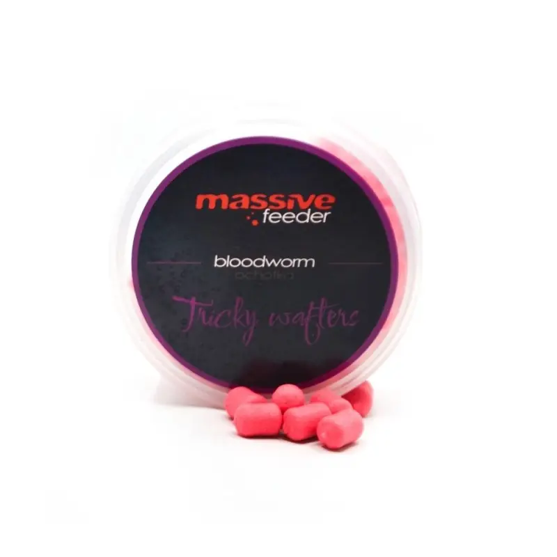 Klienci polecają - Przynęta Massive Baits Tricky Wafters Bloodworm 10x7mm